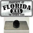 Property Of Florida Novelty Metal Hat Pin