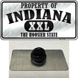 Property Of Indiana Novelty Metal Hat Pin