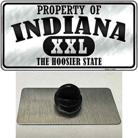 Property Of Indiana Novelty Metal Hat Pin