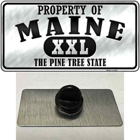 Property Of Maine Novelty Metal Hat Pin