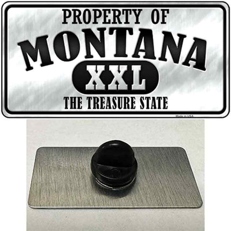 Property Of Montana Novelty Metal Hat Pin