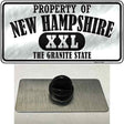 Property Of New Hampshire Novelty Metal Hat Pin