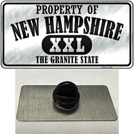 Property Of New Hampshire Novelty Metal Hat Pin