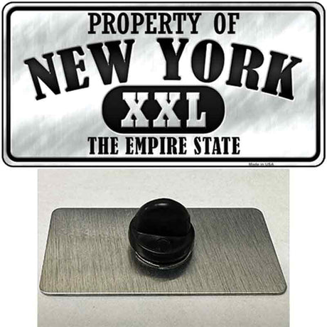 Property Of New York Novelty Metal Hat Pin