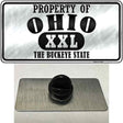 Property Of Ohio Novelty Metal Hat Pin