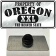 Property Of Oregon Novelty Metal Hat Pin