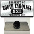 Property Of South Carolina Novelty Metal Hat Pin