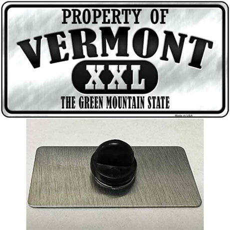 Property Of Vermont Novelty Metal Hat Pin