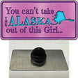 Alaska Girl Novelty Metal Hat Pin