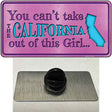 California Girl Novelty Metal Hat Pin