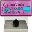 Colorado Girl Novelty Metal Hat Pin