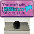 Connecticut Girl Novelty Metal Hat Pin