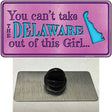 Delaware Girl Novelty Metal Hat Pin