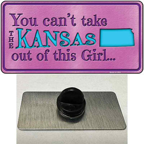 Kansas Girl Novelty Metal Hat Pin