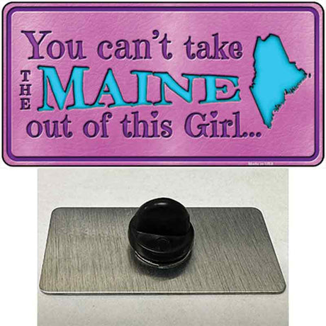 Maine Girl Pink Novelty Metal Hat Pin