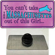 Massachusetts Girl Novelty Metal Hat Pin