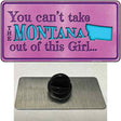 Montana Girl Novelty Metal Hat Pin