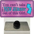 New Jersey Girl Novelty Metal Hat Pin