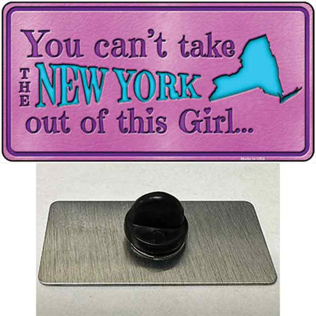 New York Girl Novelty Metal Hat Pin