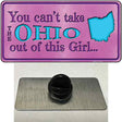 Ohio Girl Novelty Metal Hat Pin