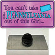 Pennsylvania Girl Novelty Metal Hat Pin