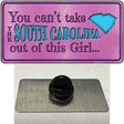 South Carolina Girl Novelty Metal Hat Pin