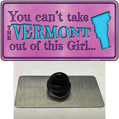 Vermont Girl Novelty Metal Hat Pin