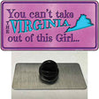 Virginia Girl Novelty Metal Hat Pin