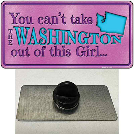 Washington Girl Novelty Metal Hat Pin