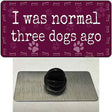 Three Dogs Ago Novelty Metal Hat Pin