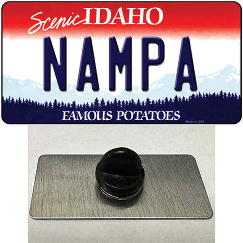 Nampa Idaho Novelty Metal Hat Pin