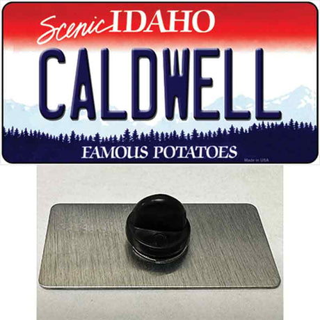 Caldwell Idaho Novelty Metal Hat Pin