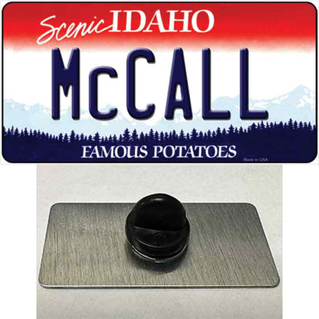 McCall Idaho Novelty Metal Hat Pin