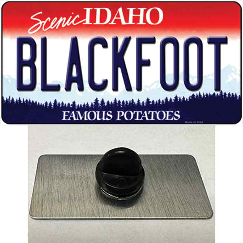 Blackfoot Idaho Novelty Metal Hat Pin