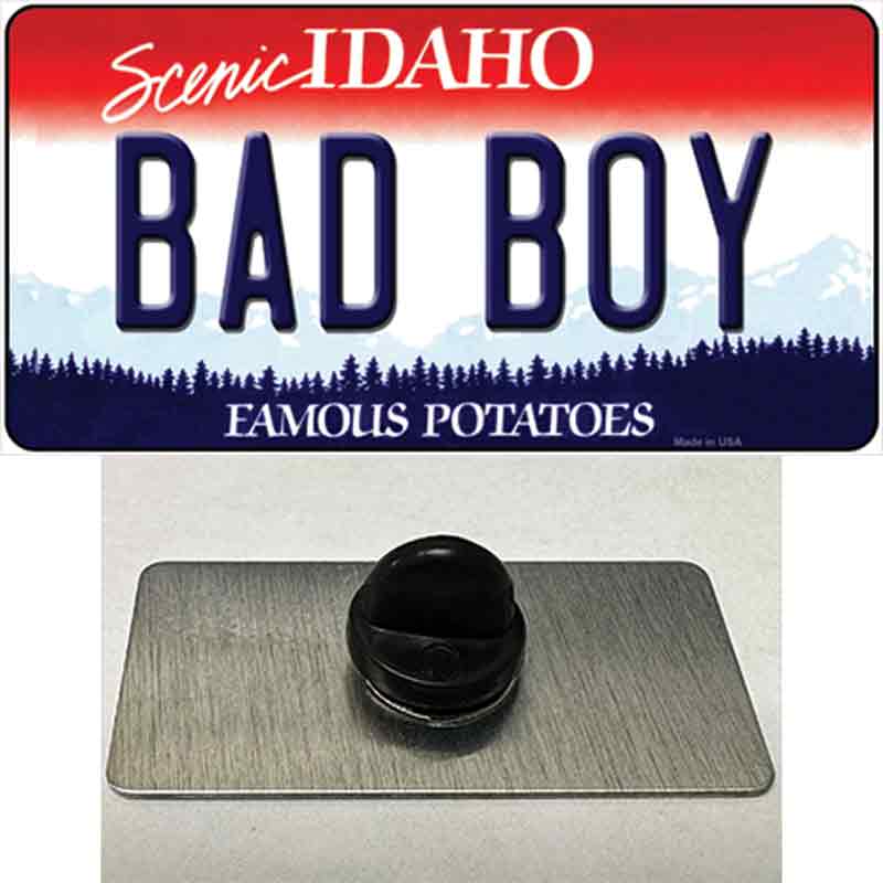 Bad Boy Idaho Novelty Metal Hat Pin