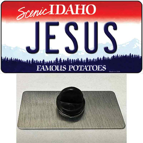 Jesus Idaho Novelty Metal Hat Pin