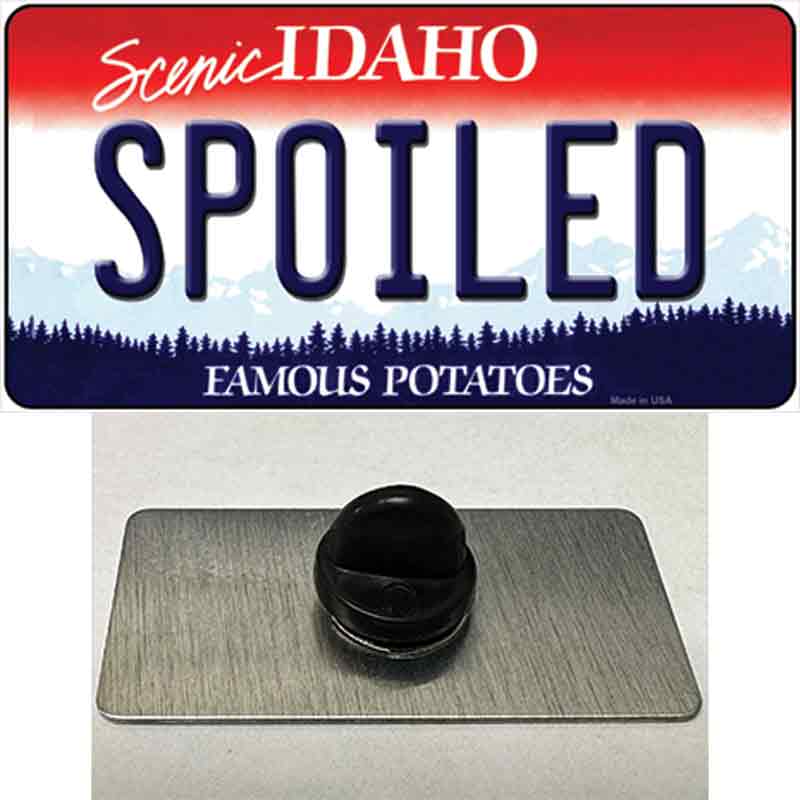 Spoiled Idaho Novelty Metal Hat Pin