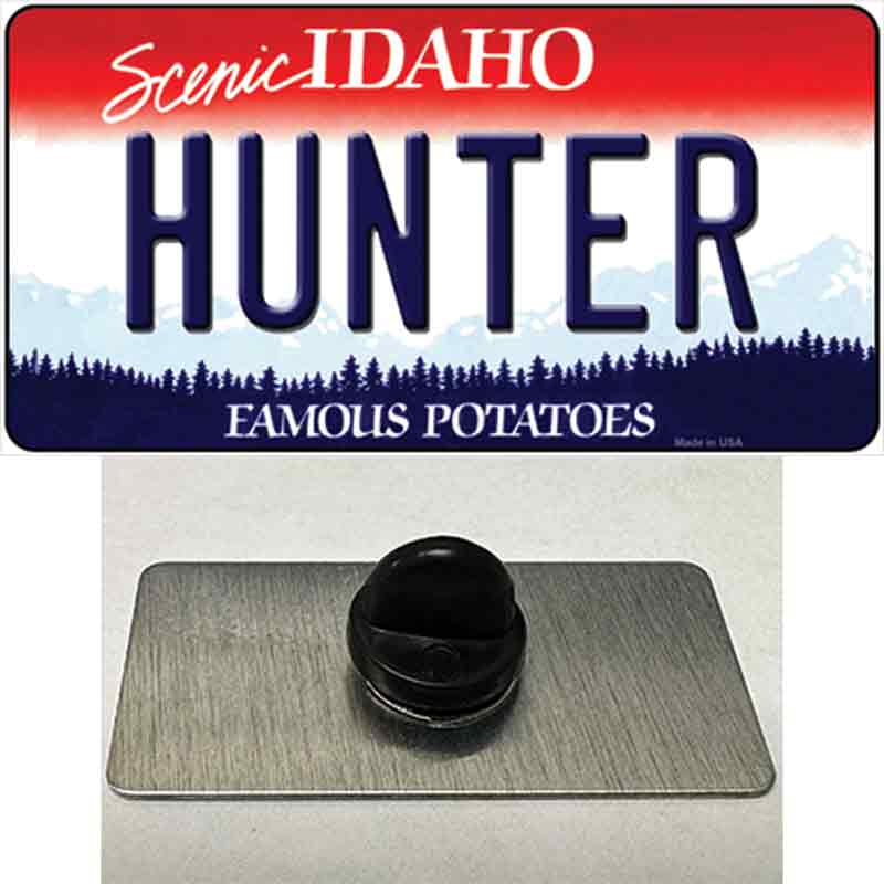 Hunter Idaho Novelty Metal Hat Pin