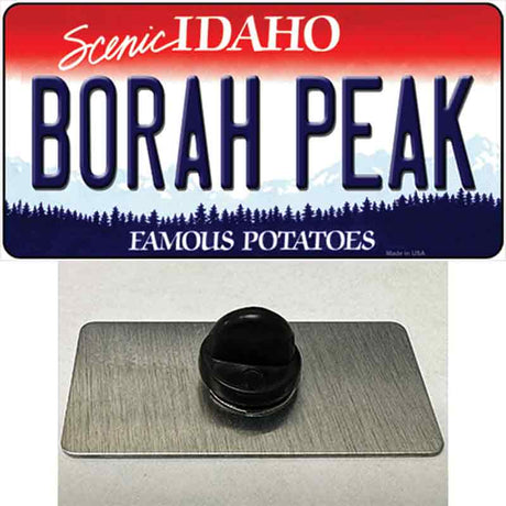 Borah Peak Idaho Novelty Metal Hat Pin