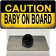 Caution Baby On Board Novelty Metal Hat Pin