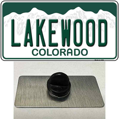 Lakewood Colorado Novelty Metal Hat Pin