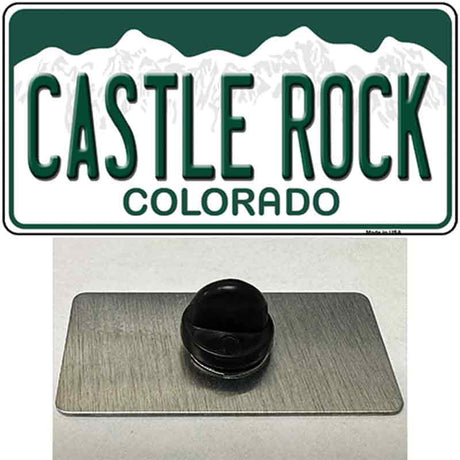 Castle Rock Colorado Novelty Metal Hat Pin