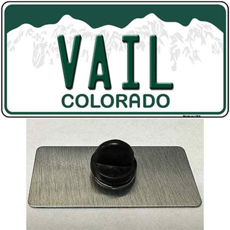 Vail Colorado Novelty Metal Hat Pin