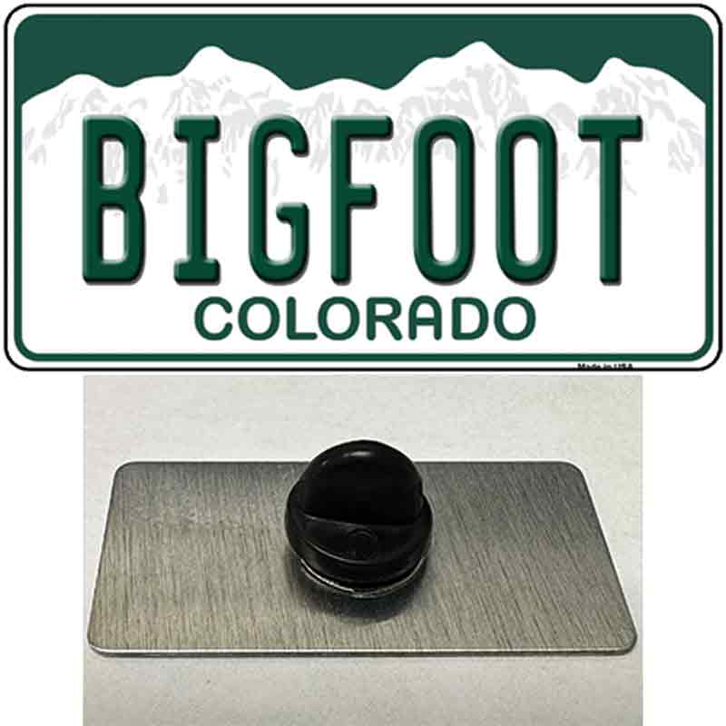 Bigfoot Colorado Novelty Metal Hat Pin