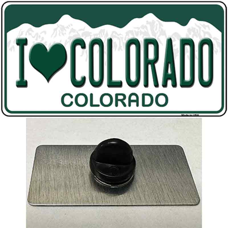 I Love Colorado Novelty Metal Hat Pin