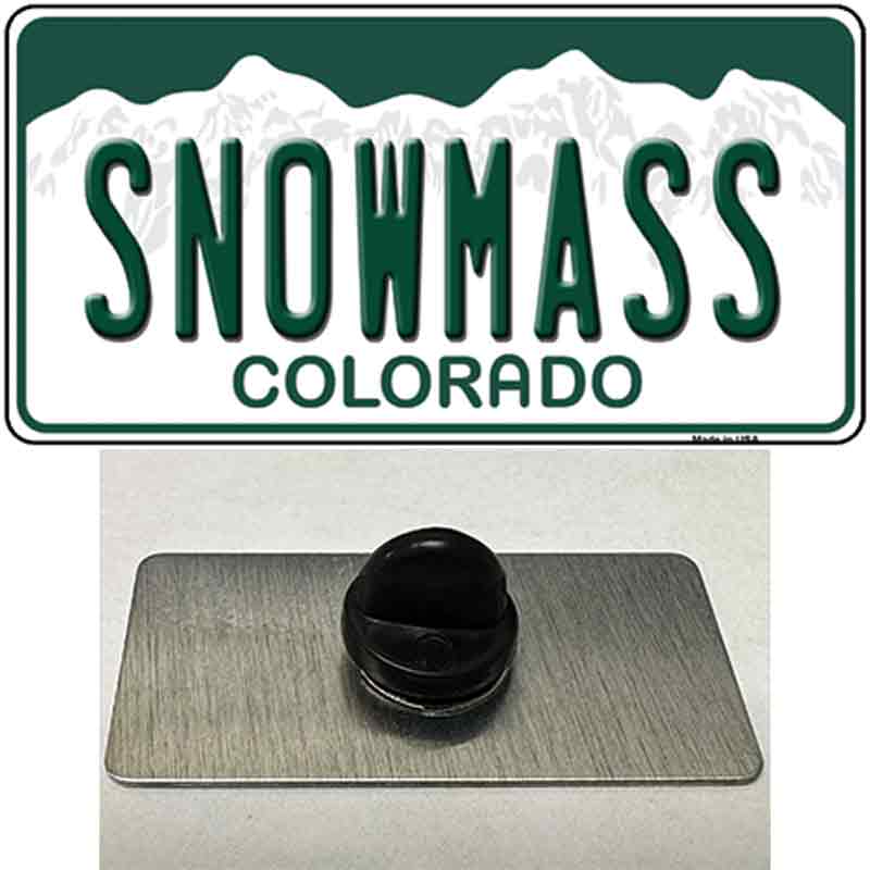 Snowmass Colorado Novelty Metal Hat Pin