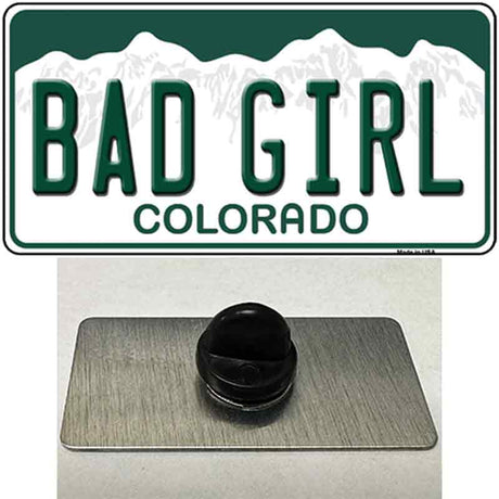 Bad Girl Colorado Novelty Metal Hat Pin