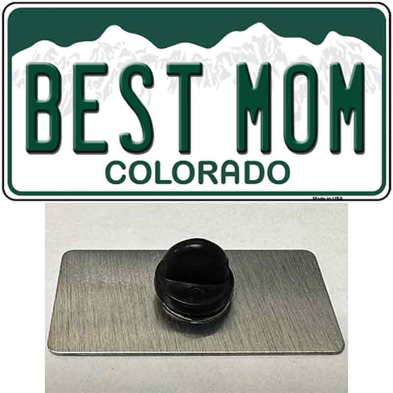 Best Mom Colorado Novelty Metal Hat Pin