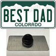 Best Dad Colorado Novelty Metal Hat Pin