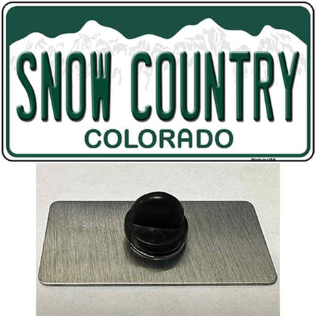 Snow Country Colorado Novelty Metal Hat Pin